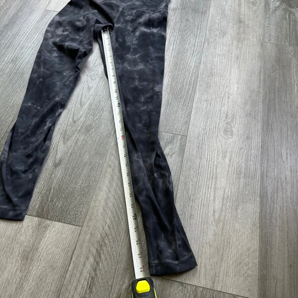 Lululemon Black Tie Dye Align Leggings 6 28